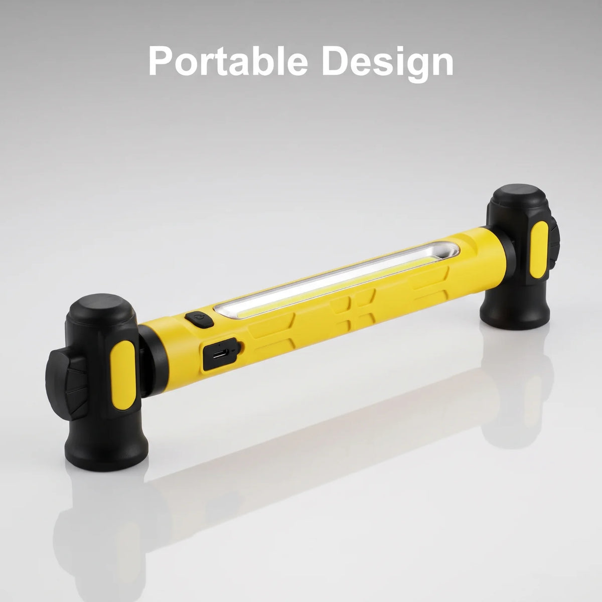 Magnetic Yellow Cob Work Beads usb-c Rechargeable Inspection 360