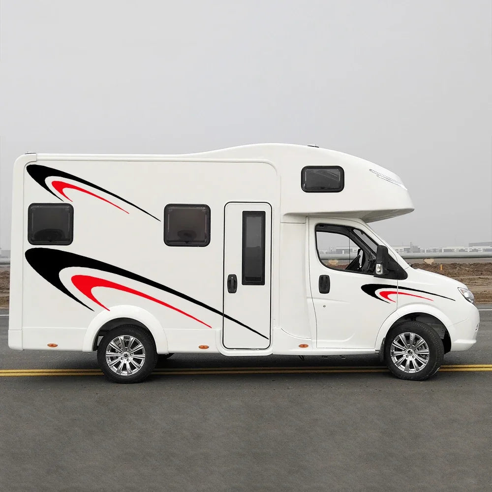For Camper Rv Trailer Motorhome Campervans Body Graphics Side