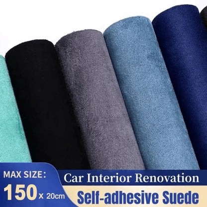 self-adhesive Interior Modification Stickers Suede Soft Fabric