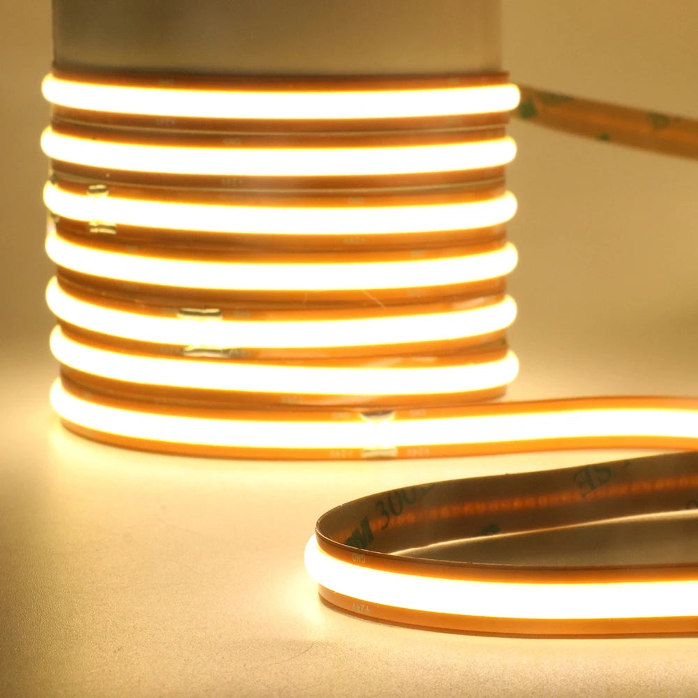 12V 24V Cob Strip Cut 528 720 Leds Flexible