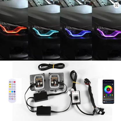 For BMW M2 G87 G42 2 Rgbw Series RGB Multicolor Boards Drl