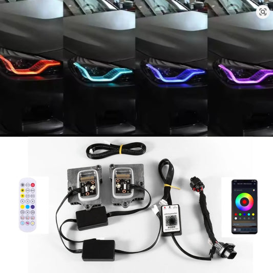 For BMW M2 G87 G42 2 Rgbw Series RGB Multicolor Boards Drl