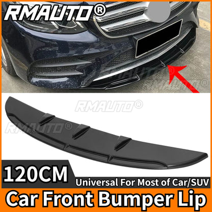 For Benz 120CM Front Bumper Lip Splitter Diffuser Body Kit