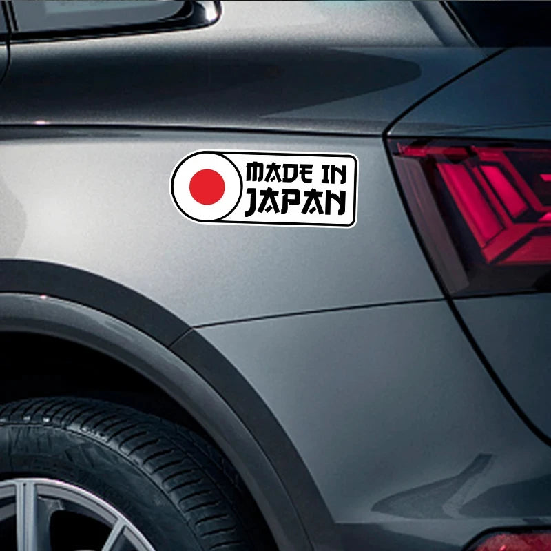 For Honda Made In Japan Flag Bumper Sticker Vinyl Decal Japanese
