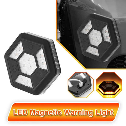 Magnetic Warning Rotating Flashing Rechargeable Yellow Traffic