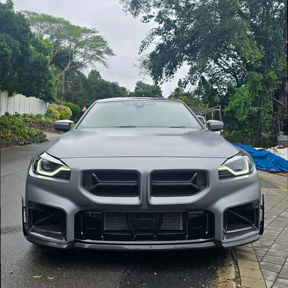 For BMW G87 M2 2023+ Racing Front Kidney Grille Grills Bumper