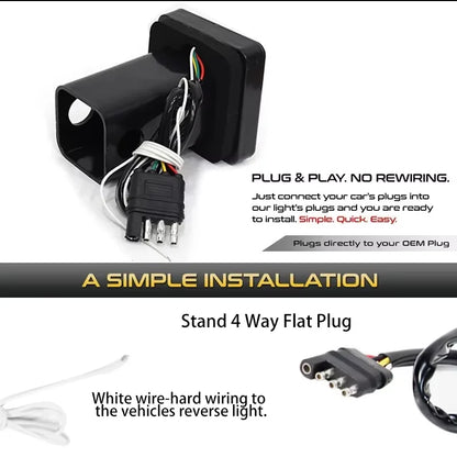 For Pickup Running Tail Brake W Backup Trucks SUV Jeep Class