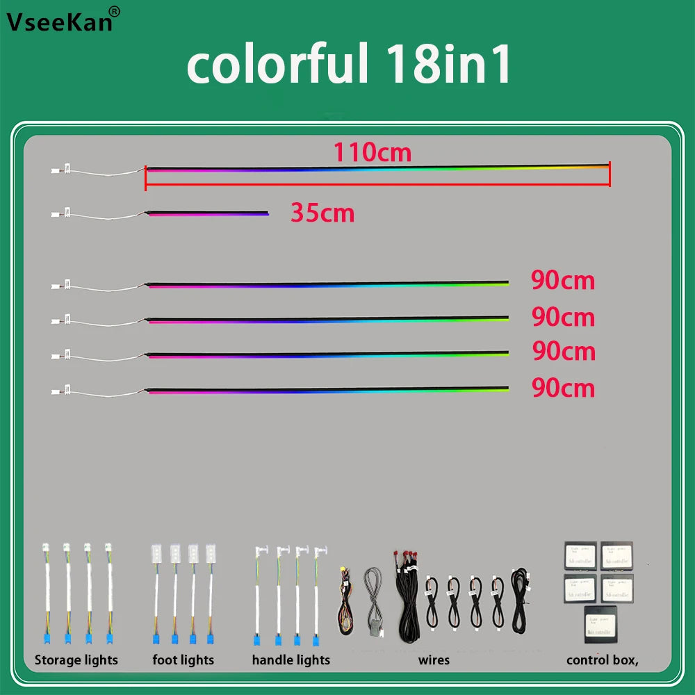 Hide Bar Ambient RGB Color Interior Acrylic Guide Atmosphere