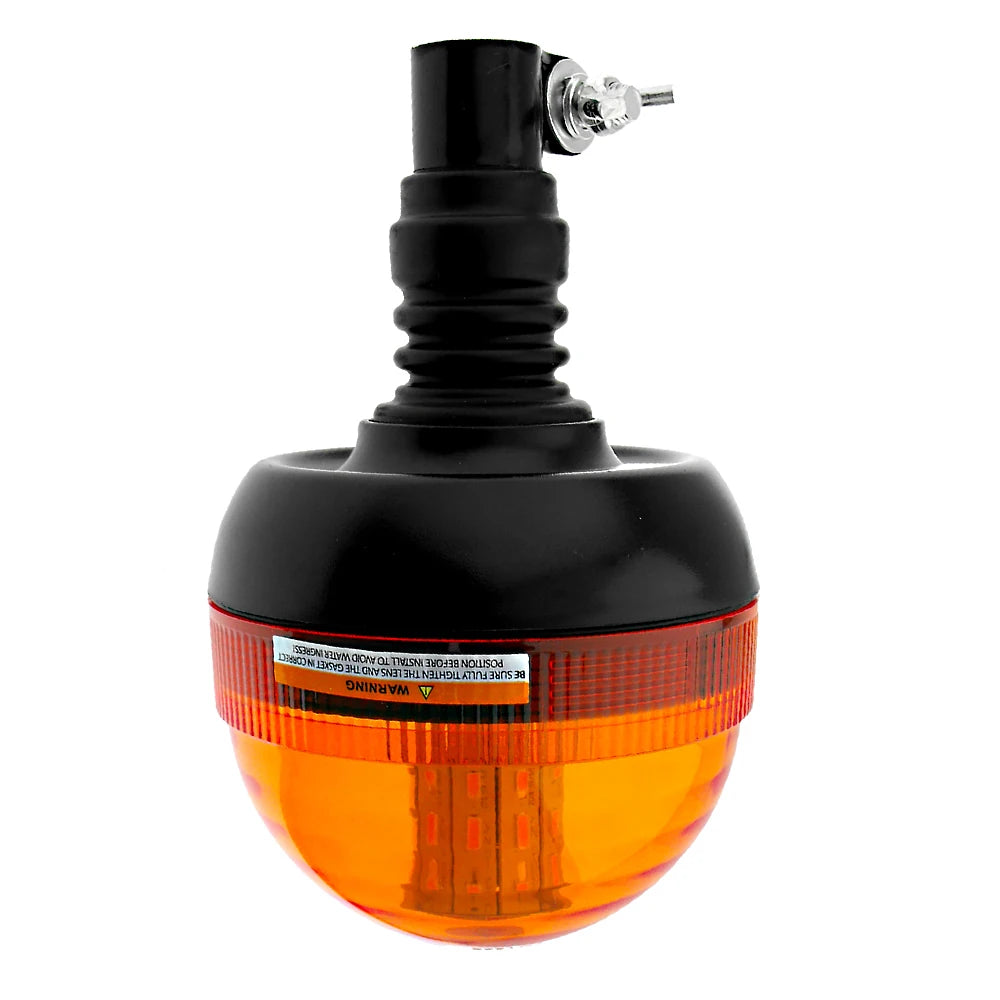 1PCS 12V Amber Beacon Rotating Rotary Truck Tractor Warning