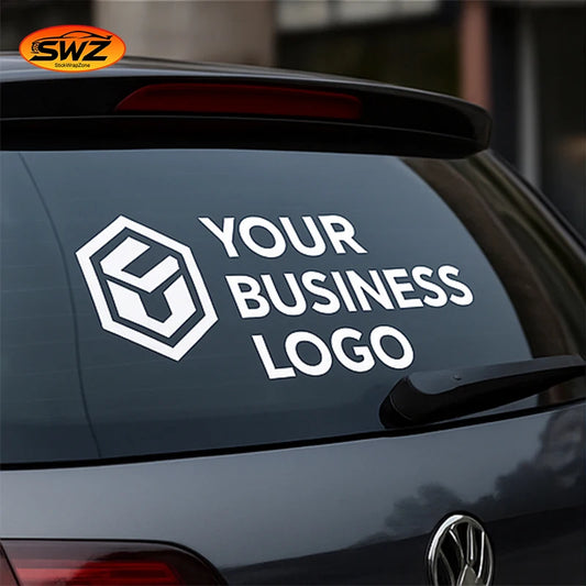 Custom Business Logo Sticker Personalized Company Branding Decal