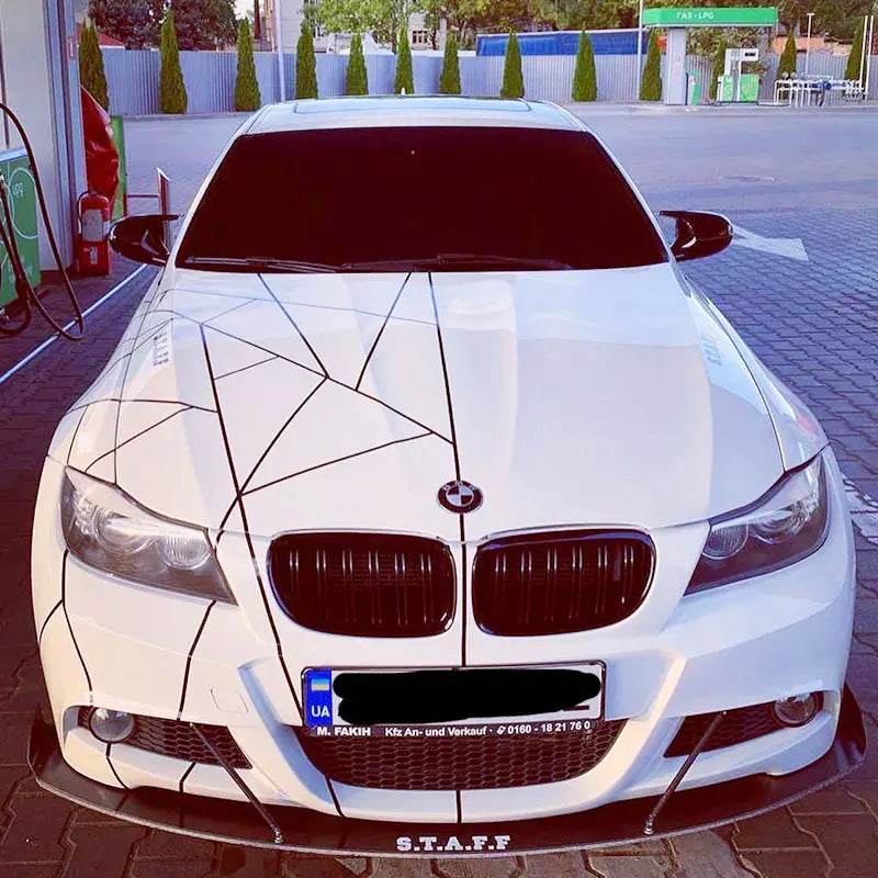 For Full Body Jdm Movement Sticker Competition Striped Die