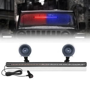 Emergency Strobe Bar 12V 24V 3030 Beads Red Blue
