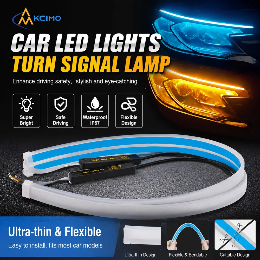 Flexible Day Running Bar Dynamic Startup Drl Waterproof