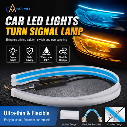 Flexible Day Running Bar Dynamic Startup Drl Waterproof