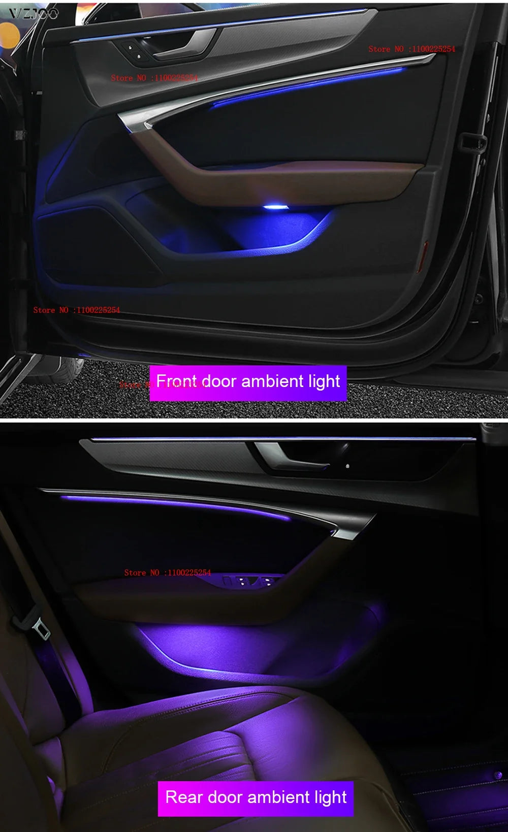 For Audi A6 A6L C8 2019-2025 Interior Ambient Full Modification