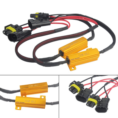 For LED Headlight Drl Daytime Running 2X H11 H8 Load Resistors