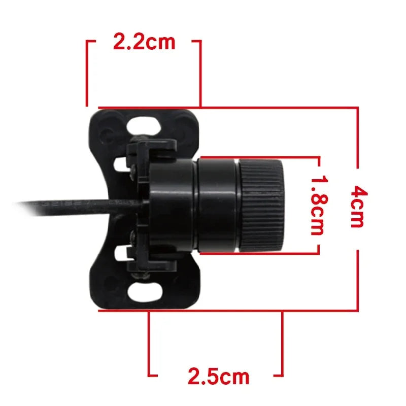1-6pcs Cool anti-collision Laser Fog Taillight Brake Warning