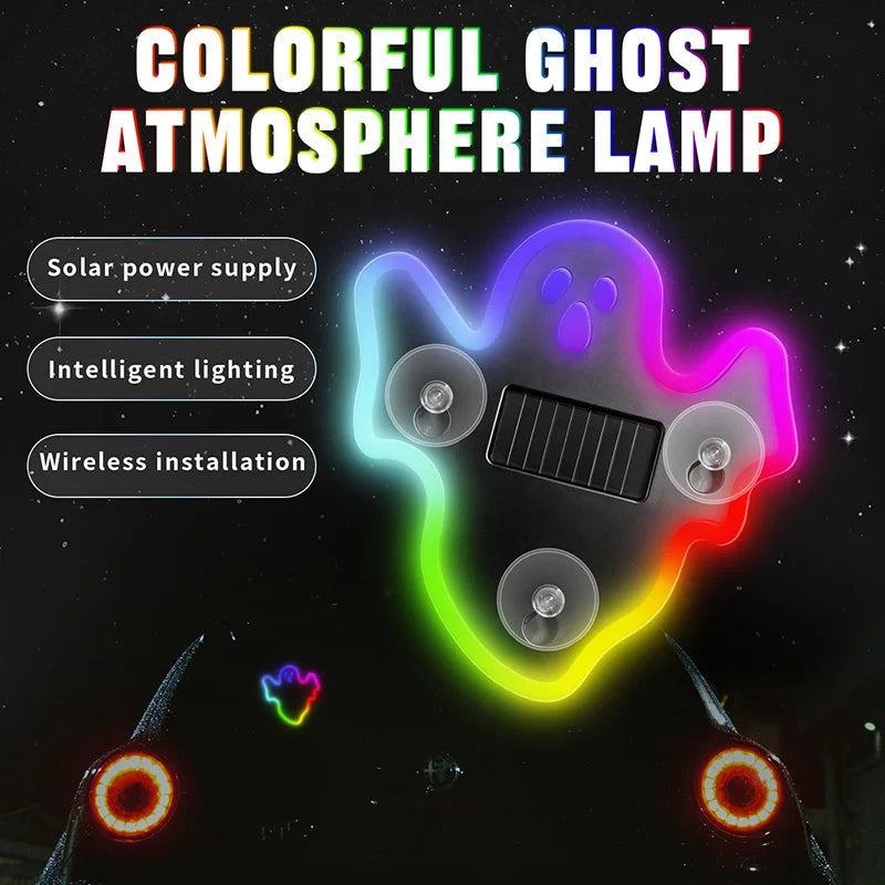 ghost-shaped Solar Power Atmosphere Fit Halloween Interior