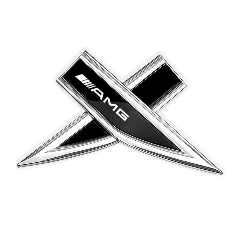 For Mercedes Benz Amg W205 W204 Door Side Fender Blade Logo
