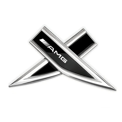 For Mercedes Benz Amg W205 W204 Door Side Fender Blade Logo