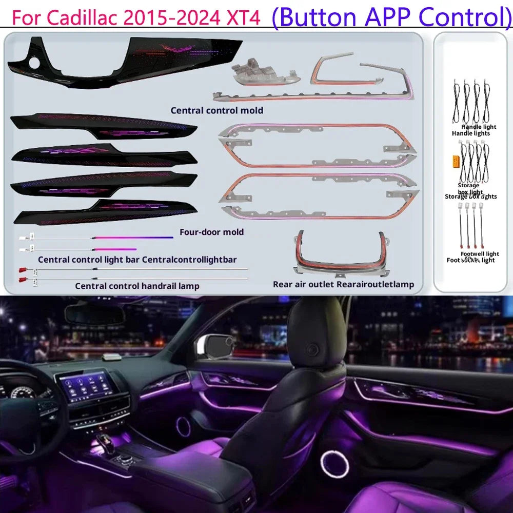 For Cadillac 2016-2024 XT5 LED Interior Accessorie Dynamic