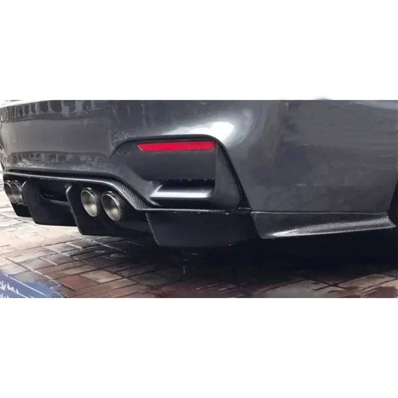 For BMW M3 M4 F80 F82 Carbon Fiber Back Lip F83 Rear Bumper