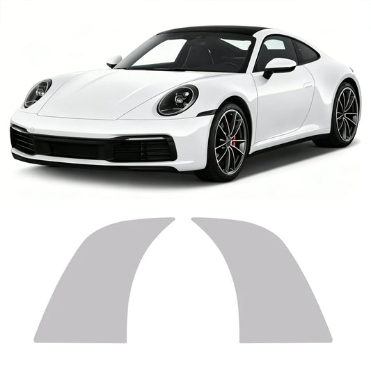 For Porsche 911 2020-2025 Rear Door Protective Film Transparent