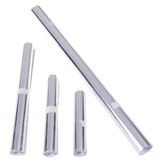 Sizes Newest Mirror Silver Chrome Flexible Vinyl Wrap Sheet