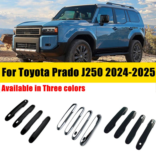 For Toyota Land Cruiser Prado LC250 Door Handle Cover Carbon