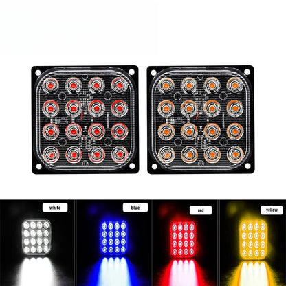 Strobe Warning Grille Flashing Truck Amber Traffic 12V 24V