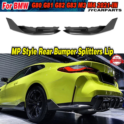 For BMW G80 G81 G82 G83 Rear Bumper Carbon Fibe Mp Diffuser