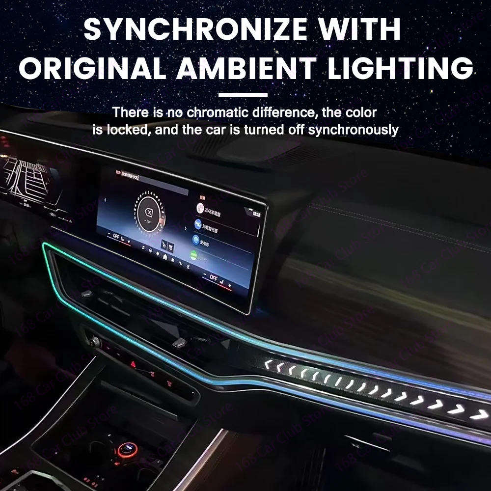 For LED 11 Color Center Console Ambient BMW X5 X6 X7 G05 G06