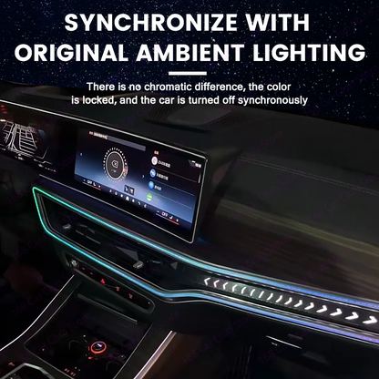 For LED 11 Color Center Console Ambient BMW X5 X6 X7 G05 G06