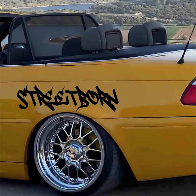Street Born Stickers A Unique Personalized Look Sticker Cars