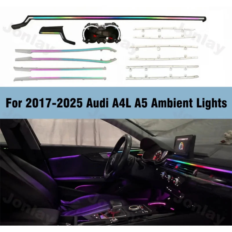 For A4L S4 B9 A5 S5 Jonlay Ambient 2017-2025 Interior Atmosphere