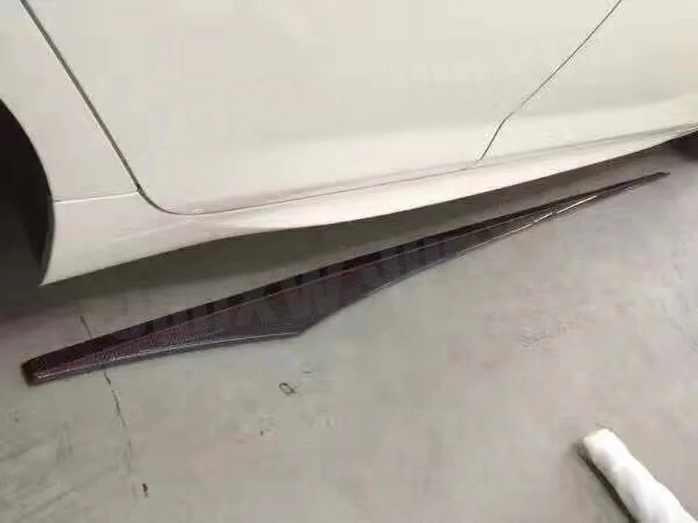 For BMW 6 Series F06 F12 Carbon Fiber Frp Side Skirts Bodykit