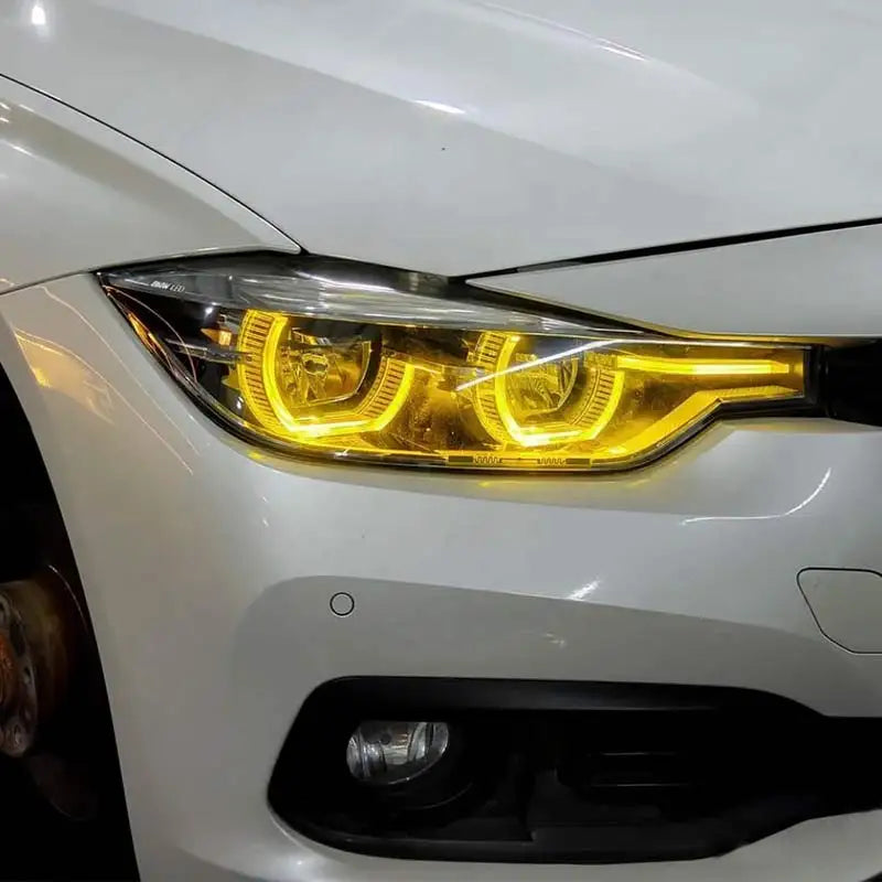 For BMW 3 Series F30 F35 Dual Color Drl RGB Yellow White Panel