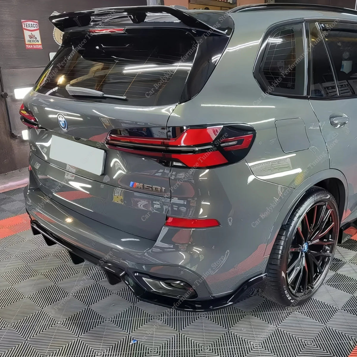 For BMW X5 G05 Lci M Performance Rear Bumper Splitter Diffuser
