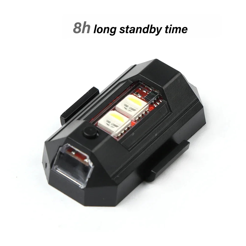 Colors Drone Strobe USB anti-collision Bike Tail Model Aircraft