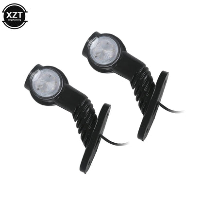 2PCS Side Marker 12 24V Truck Trailer Position Waterproof