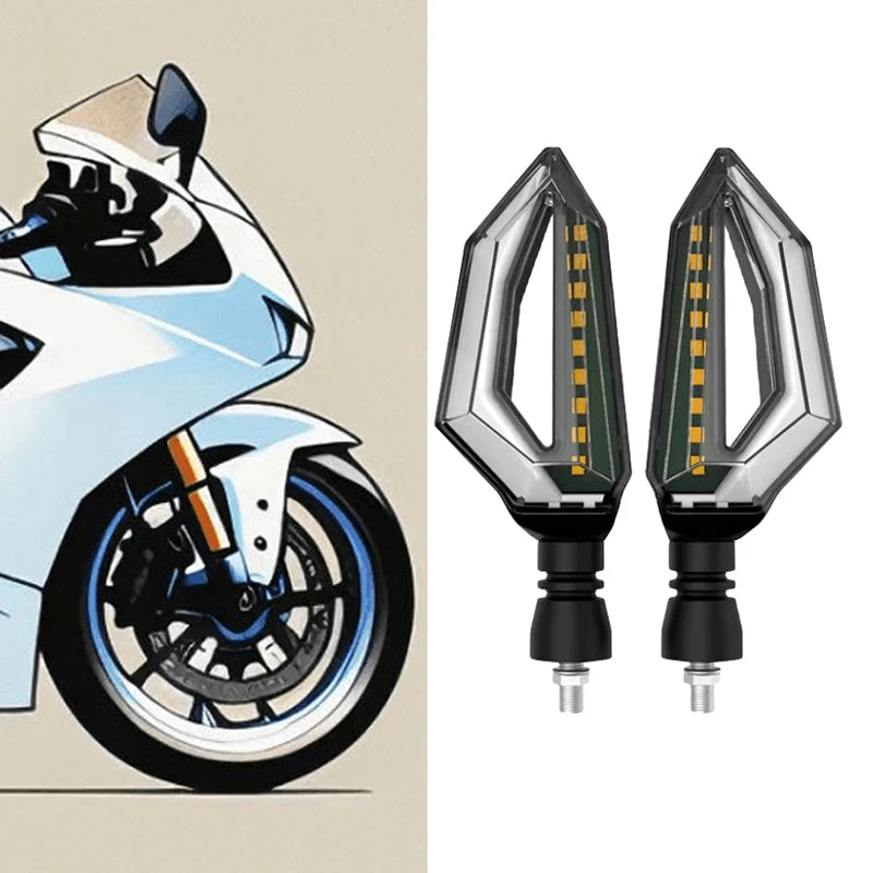 For 12V Universal Eectric Vehicle LED A Pair Motorcycle Modified