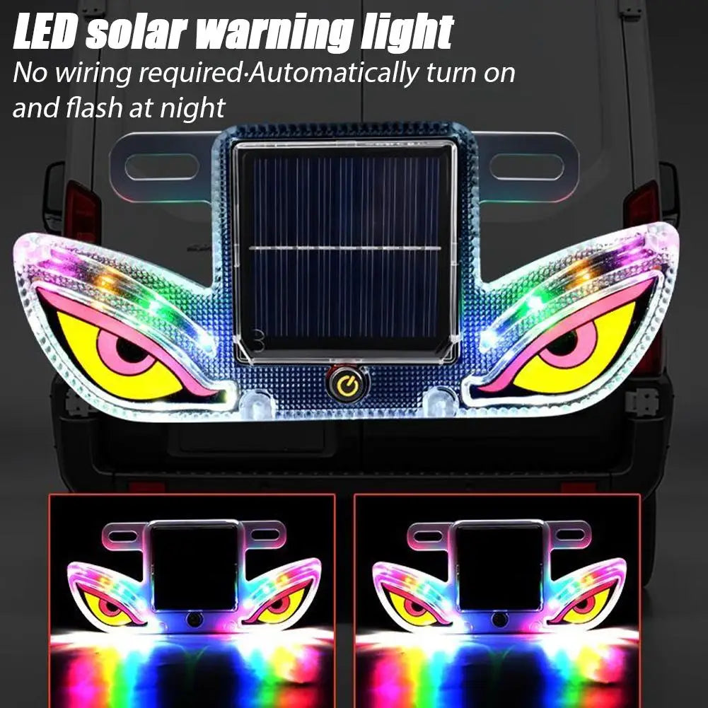 Solar Powered Motorcycle Eagle Eye Warning anti-collision Strobe