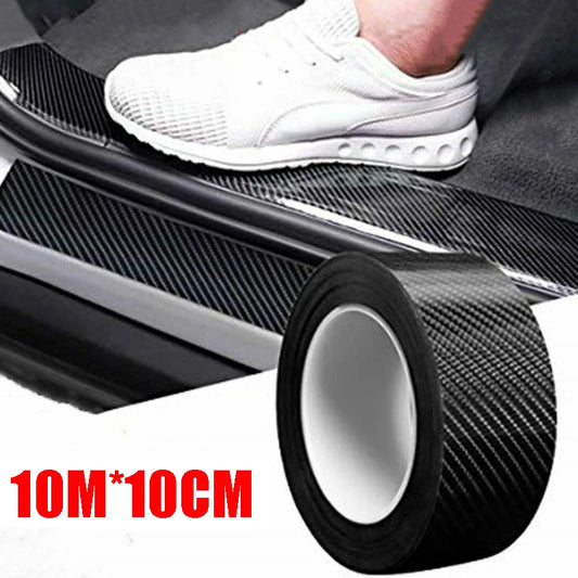 5M 3D Carbon Fiber Sticker Paste Protector Strip Door