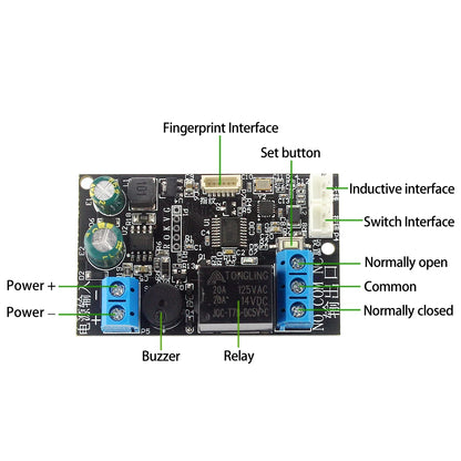 Fingerprint Access Controller Nfc Electric Lock Control Relay