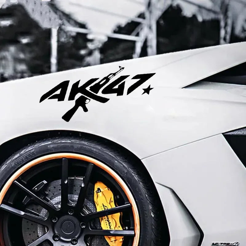 AK47 Gun Personalised Creative ak-47 Sticker Body Bumper Window
