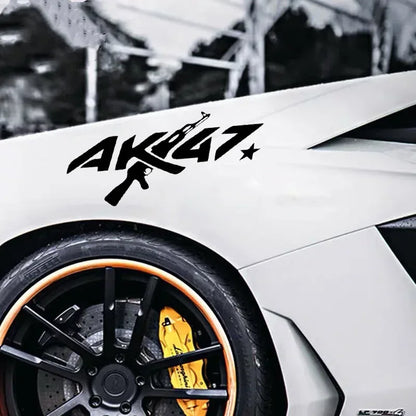 AK47 Gun Personalised Creative ak-47 Sticker Body Bumper Window