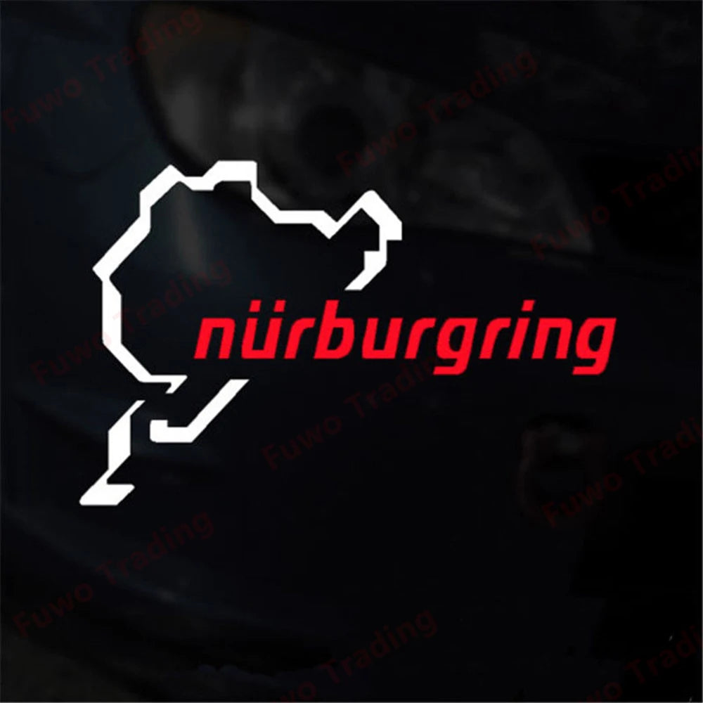 Fashion Personality Sticker Racing Track Nurburgring Vinyl Decal