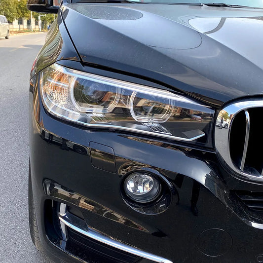 For BMW X5 X6 F15 F16 Headlight Eyebrows Eyelid Cover Stickers