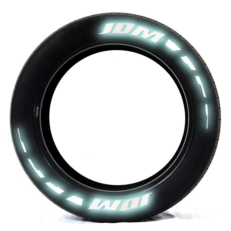 Reflective Tire Lettering Sticker Custom Text Personalized Words