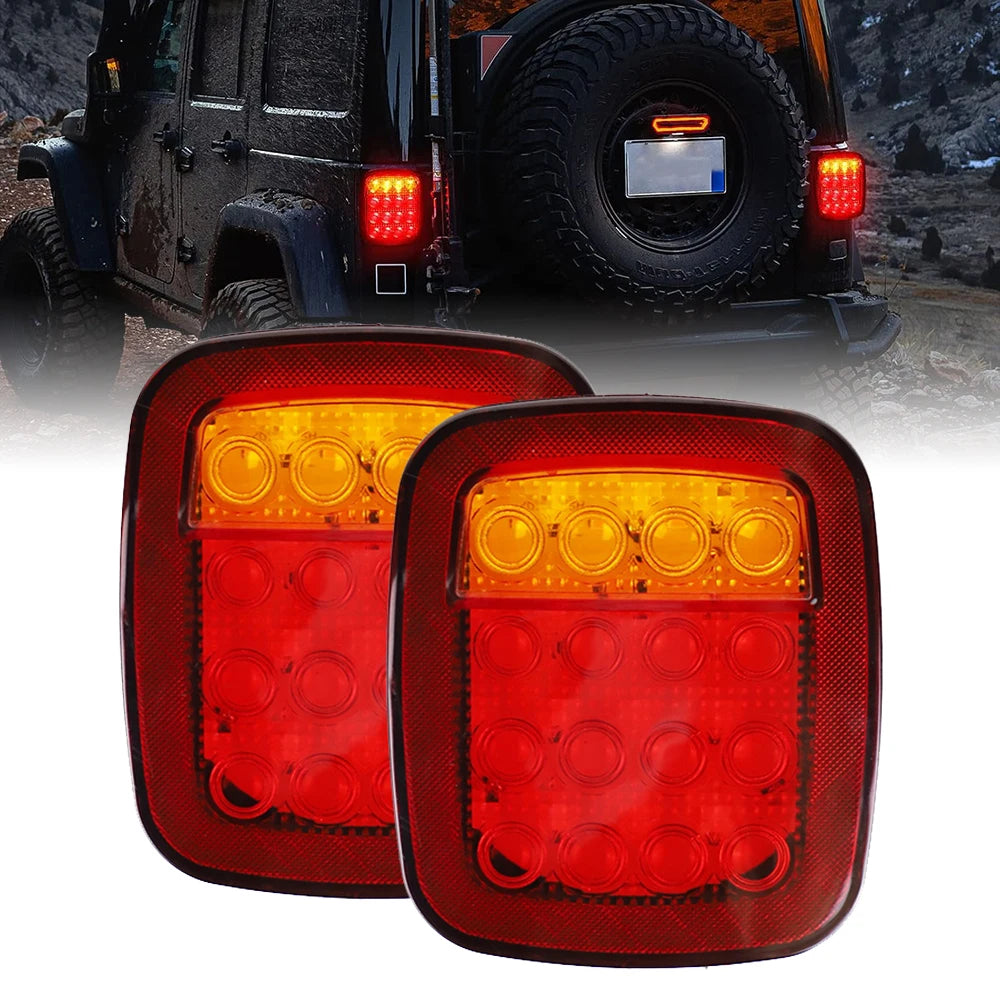 For Jeep Wrangler Tj Yj Cj Truck Tail Rear Brake Most Trailer